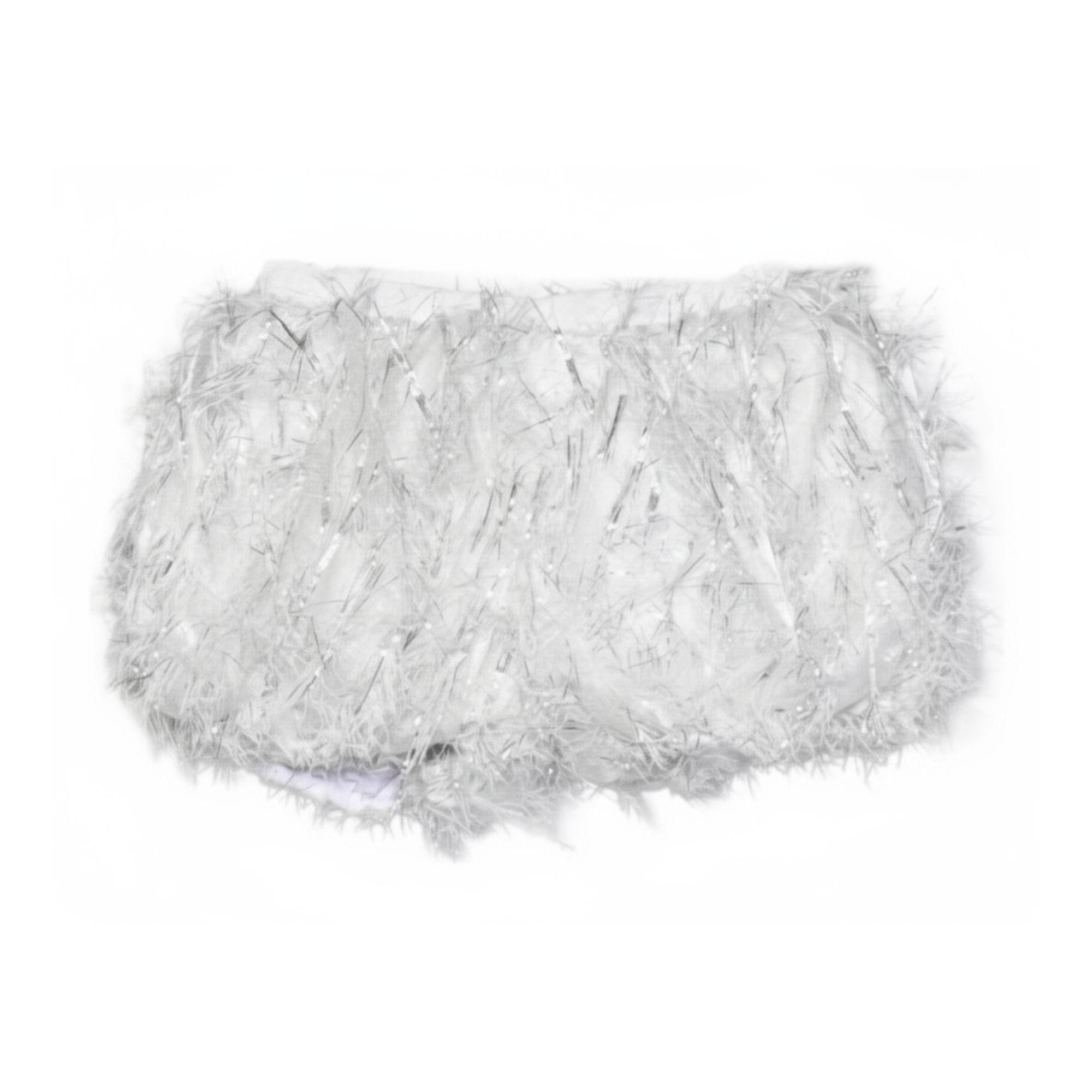 Shorts per bambina A'lapage bianchi con dettaglio frange 26SAGSHO00005E BIANCO A'LAPAGE