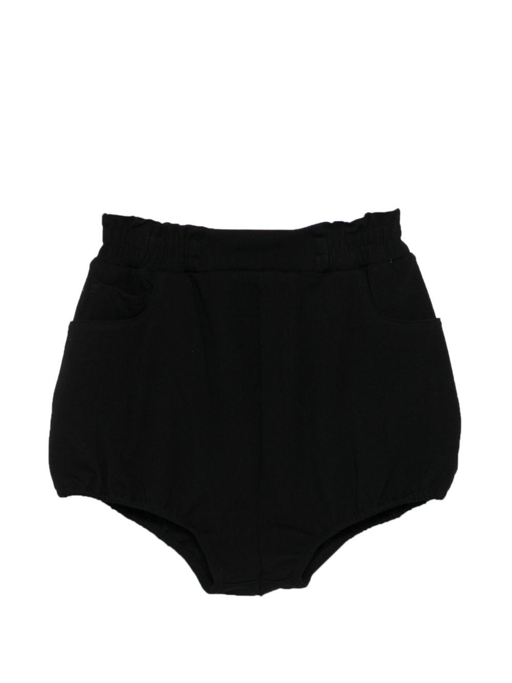 Shorts per bambina Douuod Kids neri con elastico in vita DY6A69 J0371 930 DOUUOD KIDS