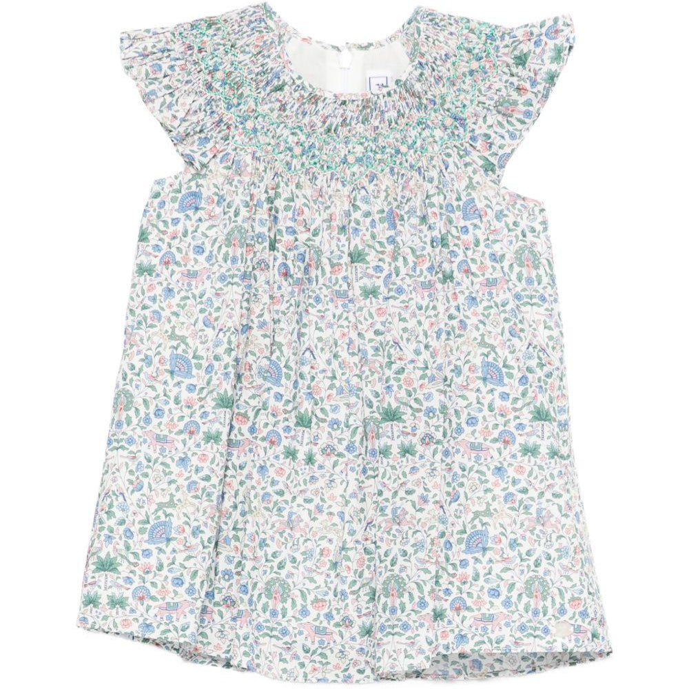 Abito per neonata Tartine & Chocolat multicolor a fiori con ruches CC30041 01 TArtine & Chocolat KIDS