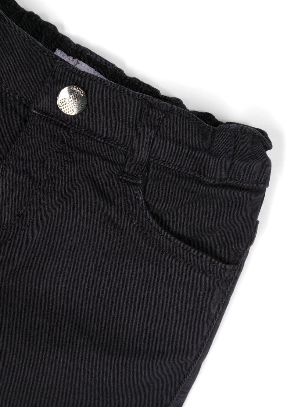 Pantaloni chino per bambino Emporio Armani Kids blu con gamba dritta 8NHJ02 4N7LZ 0920 EMPORIO ARMANI KIDS