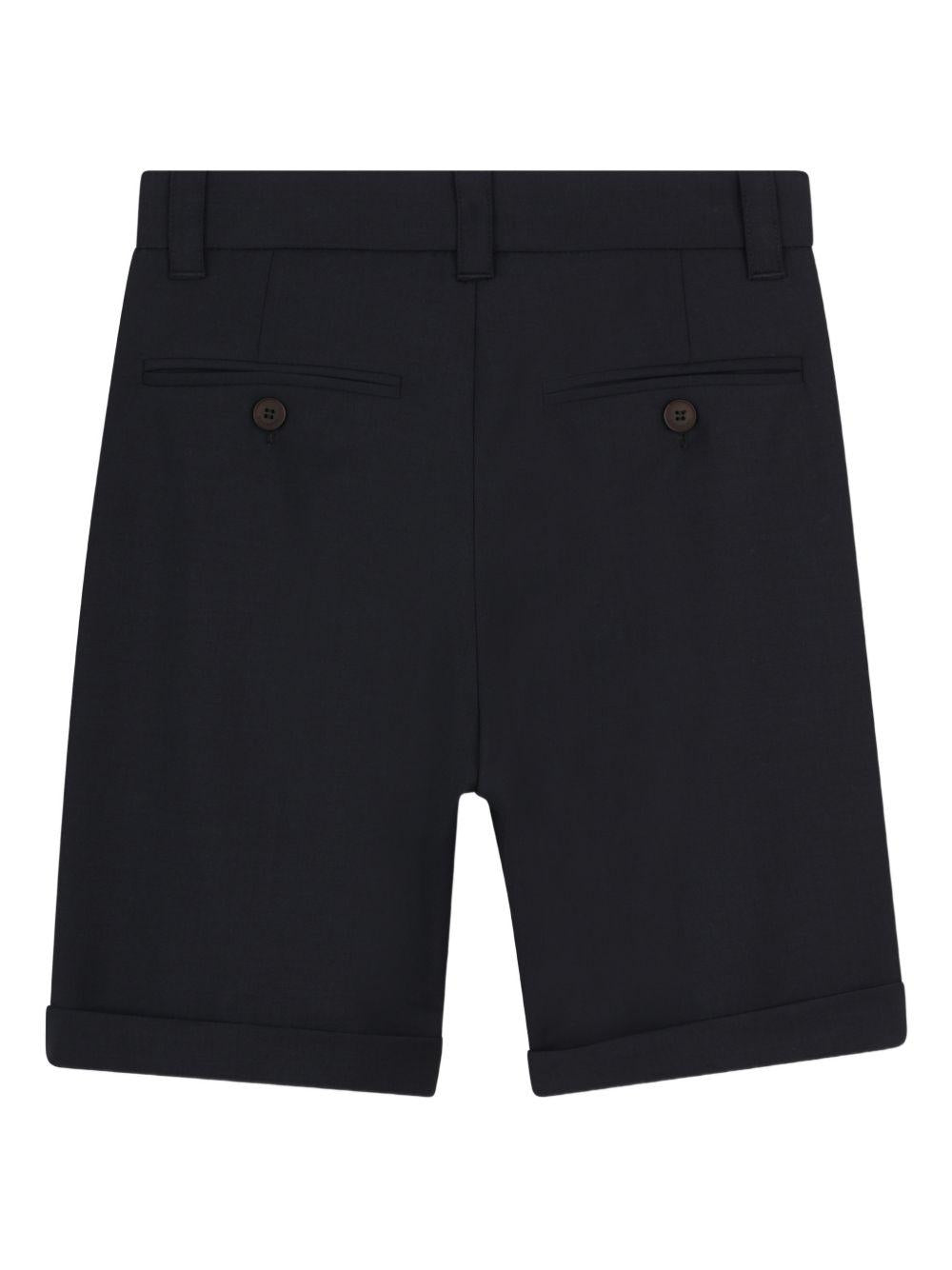 Shorts per bambino Givenchy Kids blu con pieghe H31111 061 GIVENCHY KIDS