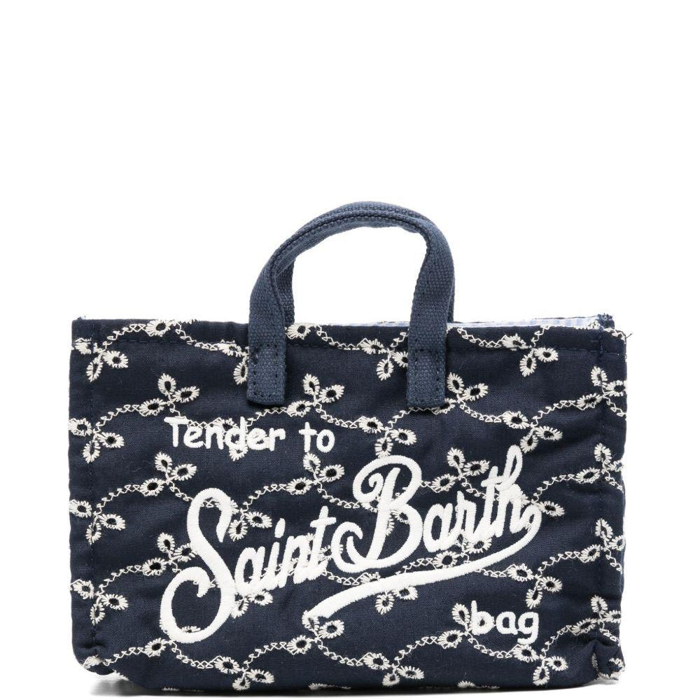 Phone Bag MC2 Saint Barth blu con logo sul davanti PHONE012 00560L MC2 ST. BARTH KIDS