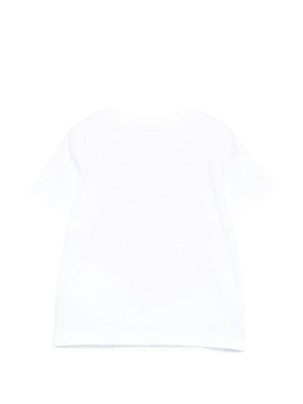 T-shirt per neonata Stella McCartney Kids bianca con stampa grafica TY8051 Z0434 100 STELLA McCARTNEY KIDS