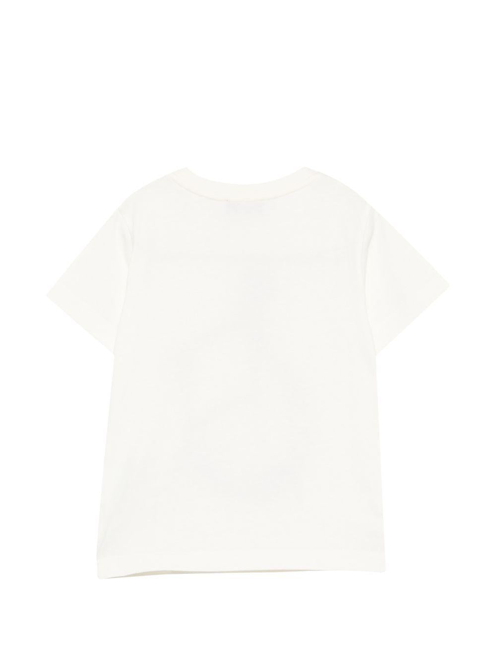 T-shirt per bambina Missoni Kids bianca con stampa grafica MZ8A41 Z3672 102 MISSONI KIDS