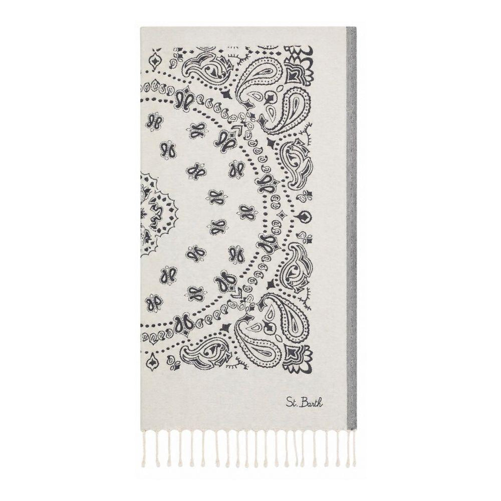 Telo mare MC2 Saint Barth multicolore con stampa Paisley all-over FOUT009 02709L MC2 ST. BARTH KIDS