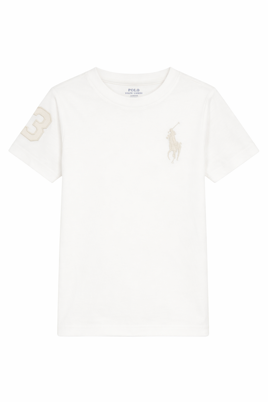 T-shirt per bambino Polo Ralph Lauren Kids bianca con ricamo Polo Pony 322832907 504 Ralph Lauren kids