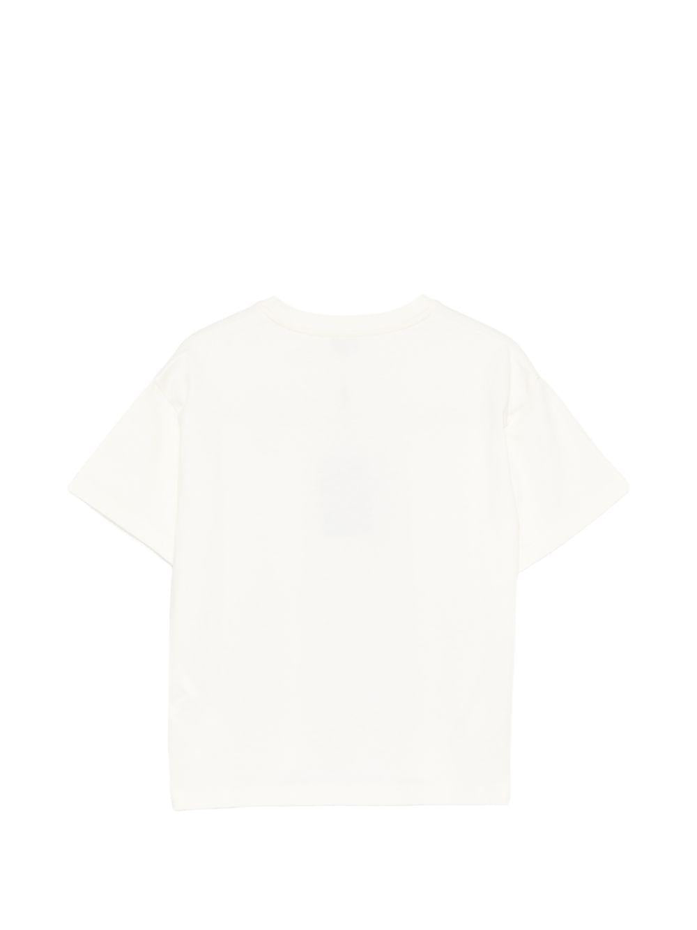 T-shirt per bambino Etro Kids bianca con stampa floreale sul davanti GY8Q31 Z3672 102 ETRO KIDS
