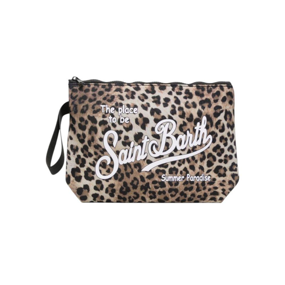 Pochette Aline MC2 Saint Barth animalier con logo stampato sul davanti ALI0021 00653L MC2 ST. BARTH KIDS