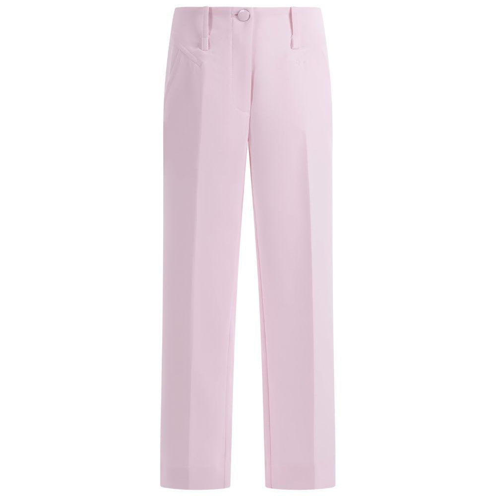 Pantaloni per bambina Monnalisa rosa chiaro con cuiture 71G404 7303 0091 MONNALISA KIDS