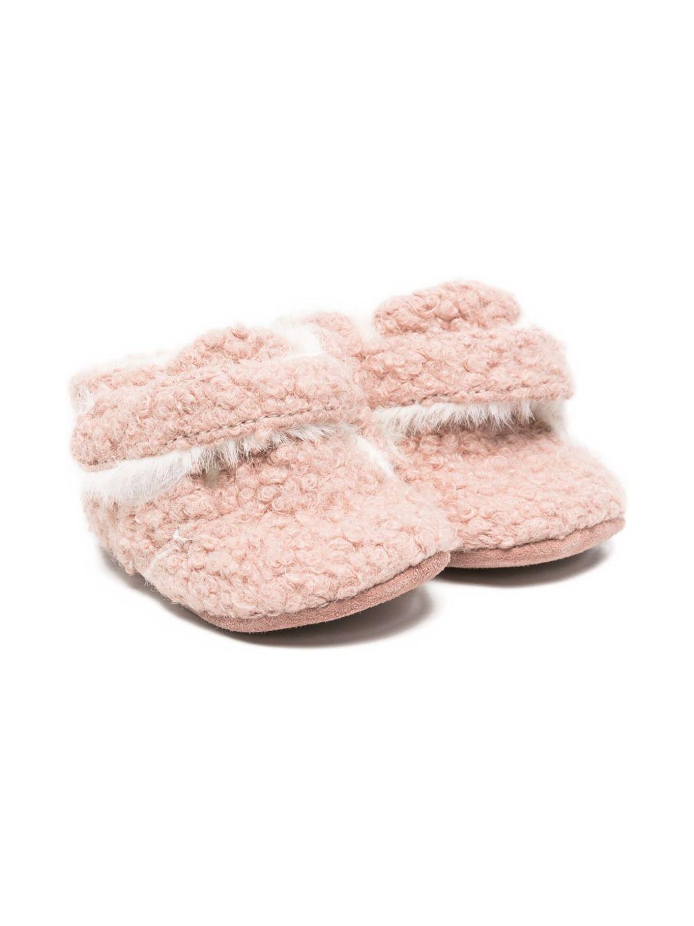 Scarpe primi passi per neonata Douuod Kids rosa con tessuto testurizzato BABY453 LANA DOUUOD