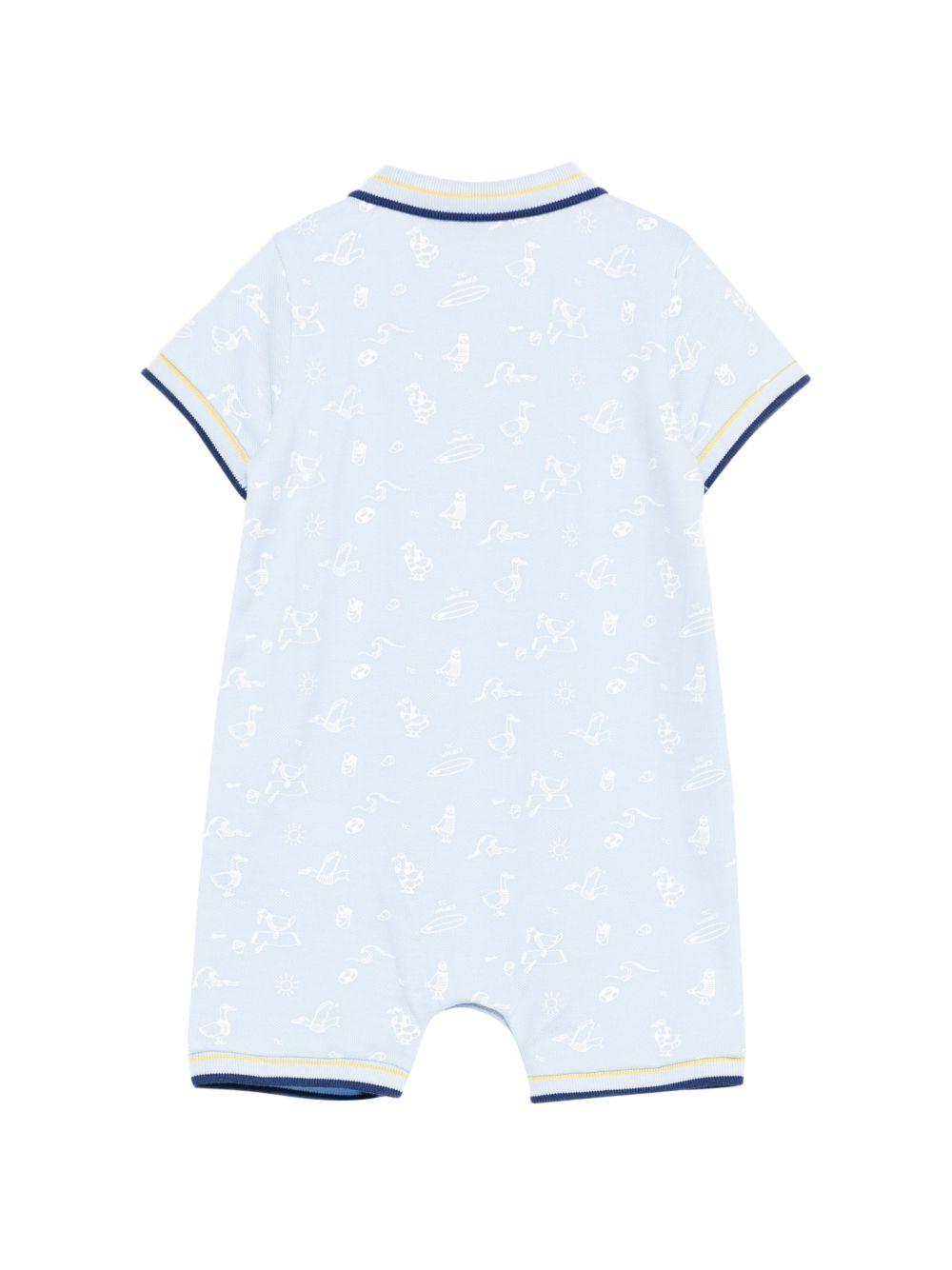 Tutina per neonato Tartine & Chocolat azzurro con stampa uccelli CC33011 44 TArtine & Chocolat KIDS