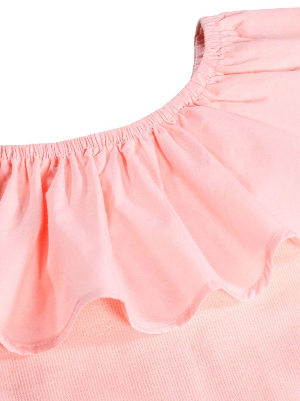 Blusa Reca per bambina Molo rosa con ruches 2S26A204 5650 MOLO KIDS