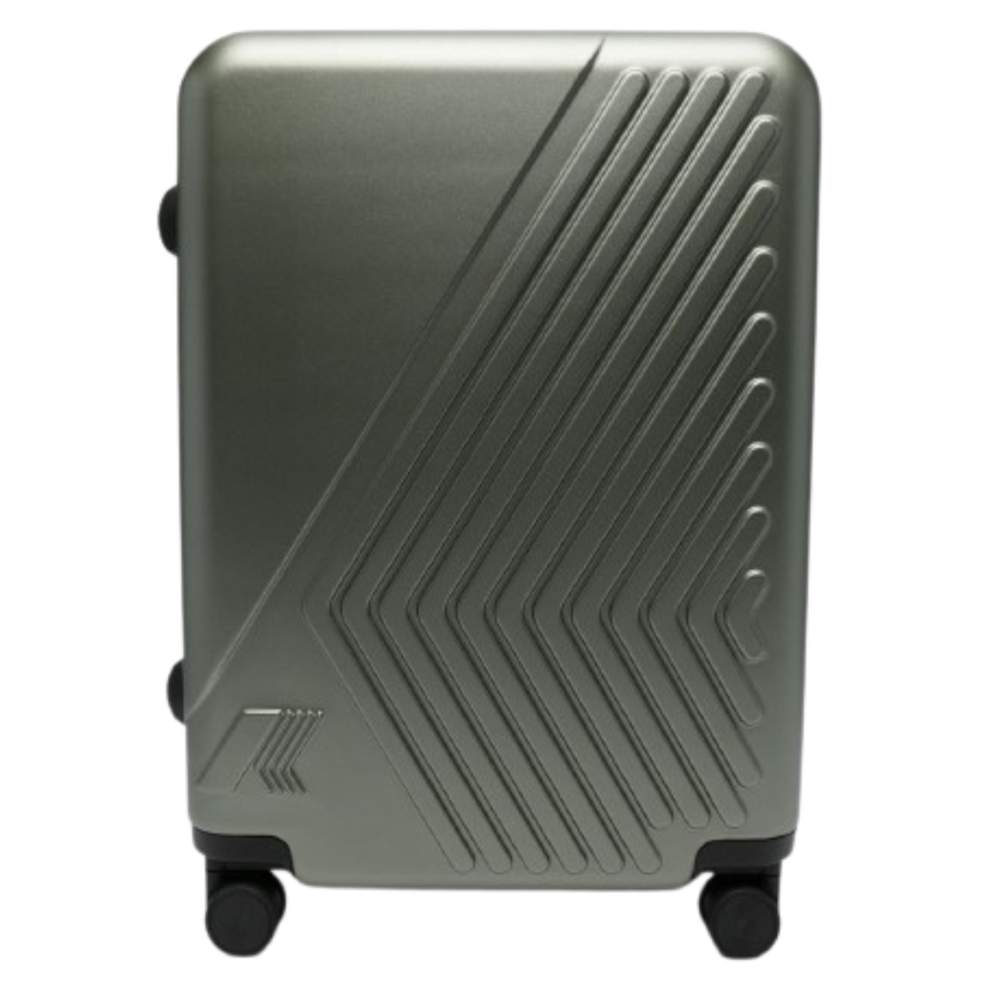 Trolley Eudoxieur K-Way Kids verde con monogramma tono su tono K41351W V15 K-WAY KIDS