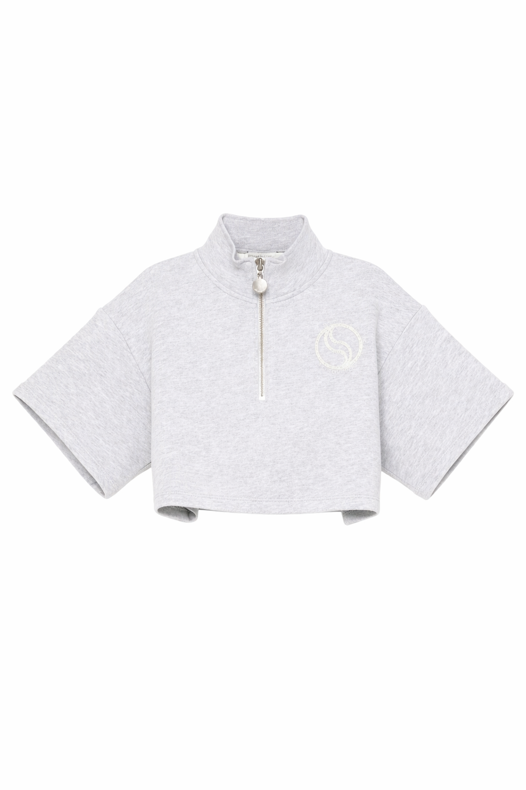 Felpa per bambina Stella McCartney Kids grigia con collo a lupetto TY4C00 Z0499 807 STELLA McCARTNEY KIDS