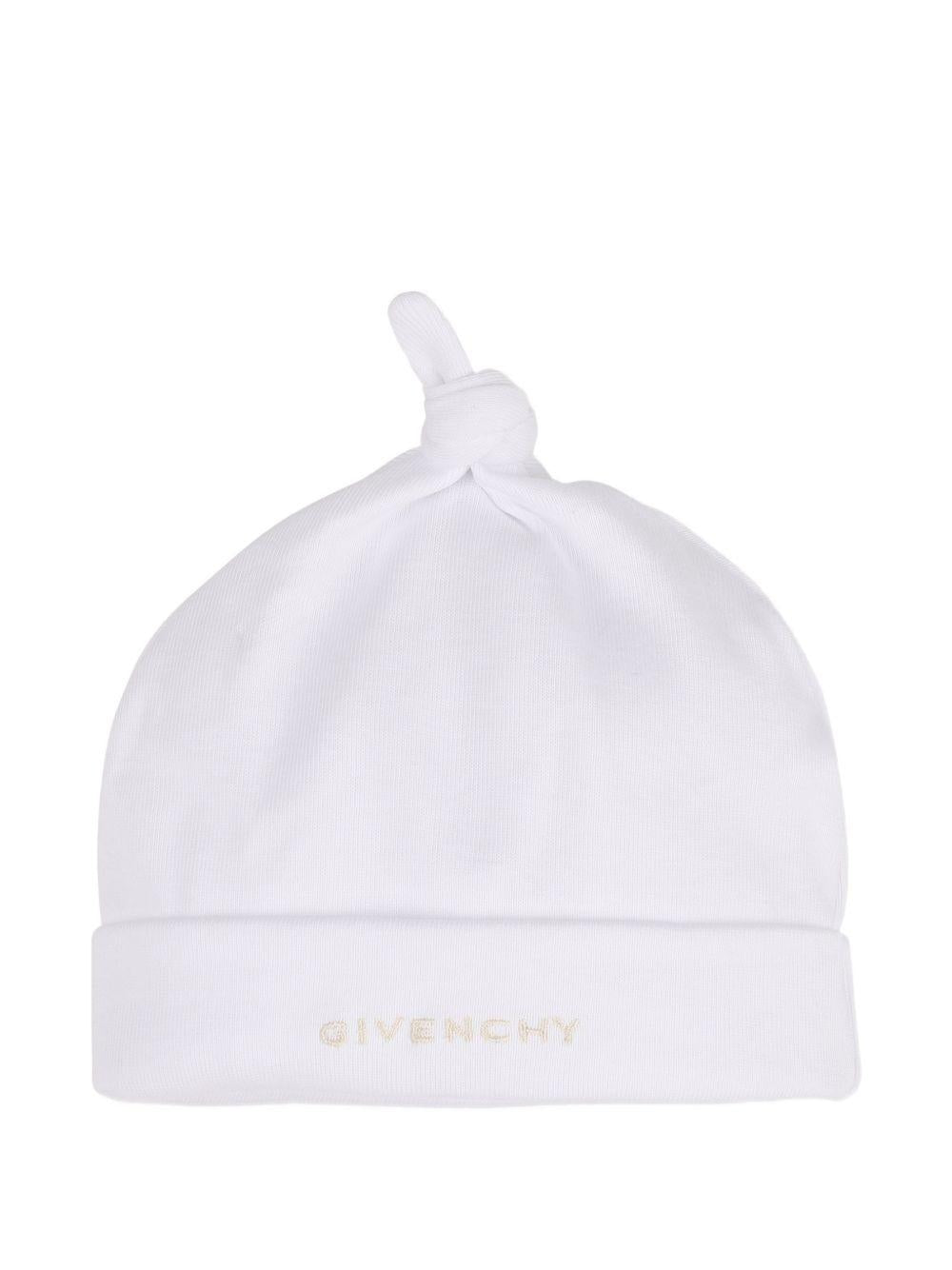 Set 3 pezzi per neonato Givenchy Kids bianco con ricamo H31265 10P GIVENCHY KIDS