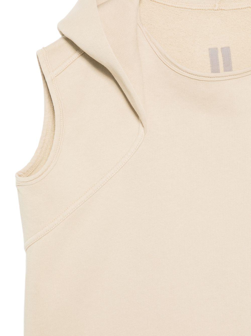 Felpa per bambino Rick Owens Kids beige con cappuccio BG01F3162FP 138 RICK OWENS KIDS