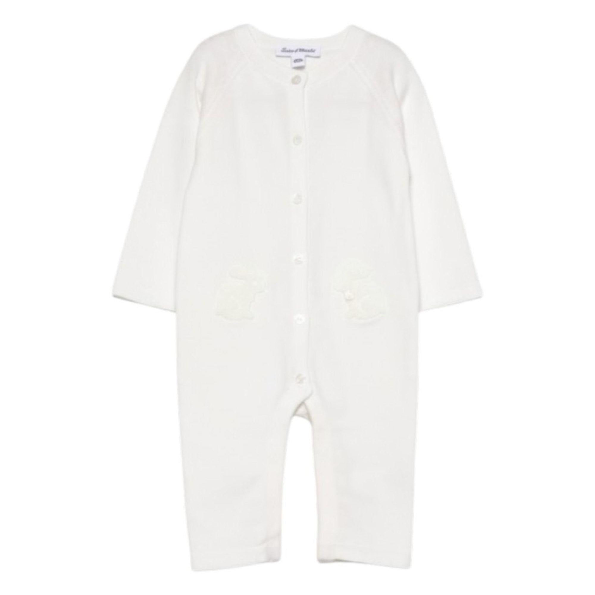 Tutina per neonata Tartine & Chocolat bianca con ricamo CC32030 13 TArtine & Chocolat KIDS