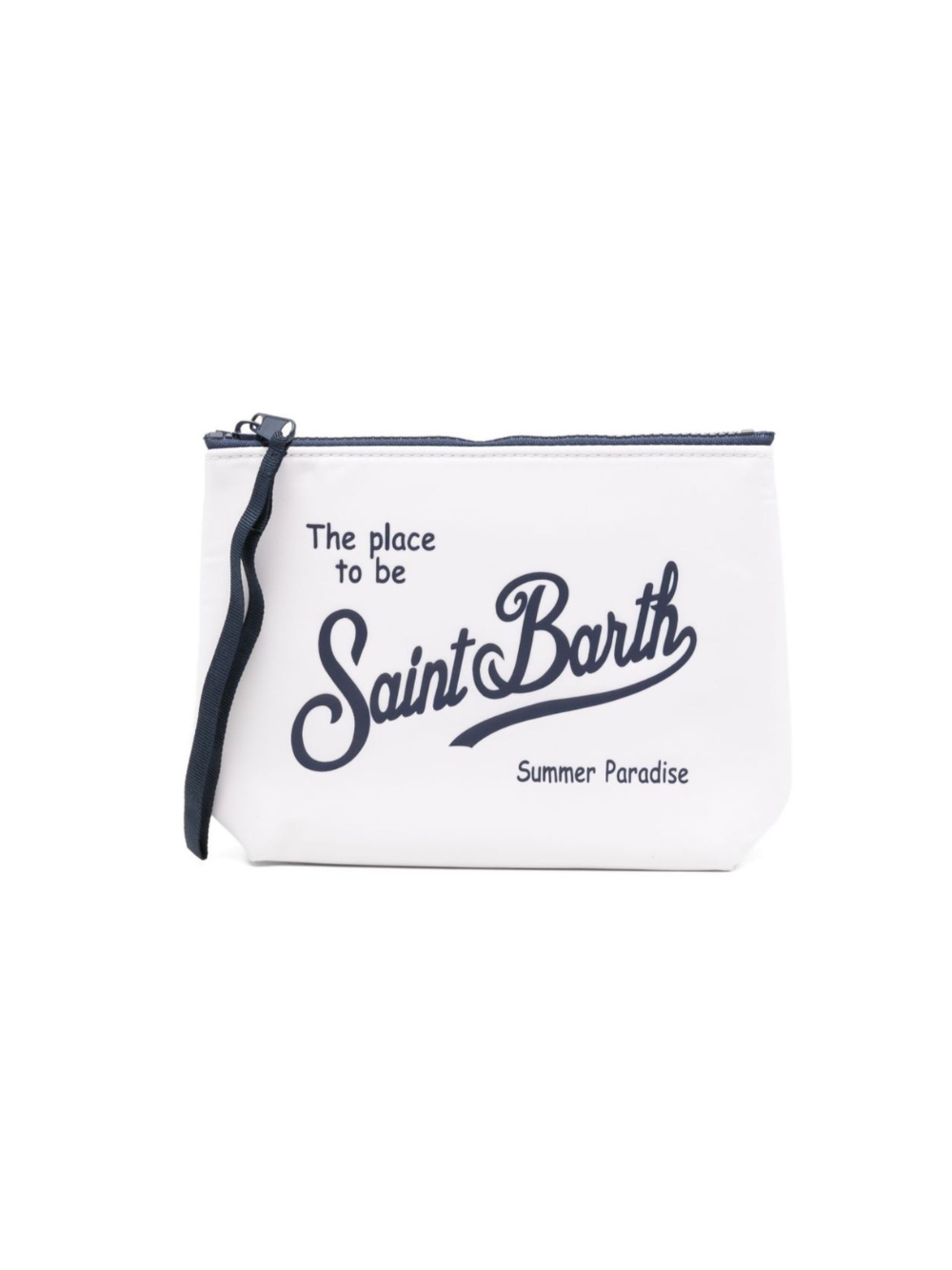 Pochette Aline MC2 Saint Barth bianca con logo a contrasto sul davanti ALI0053 07547L MC2 ST. BARTH KIDS