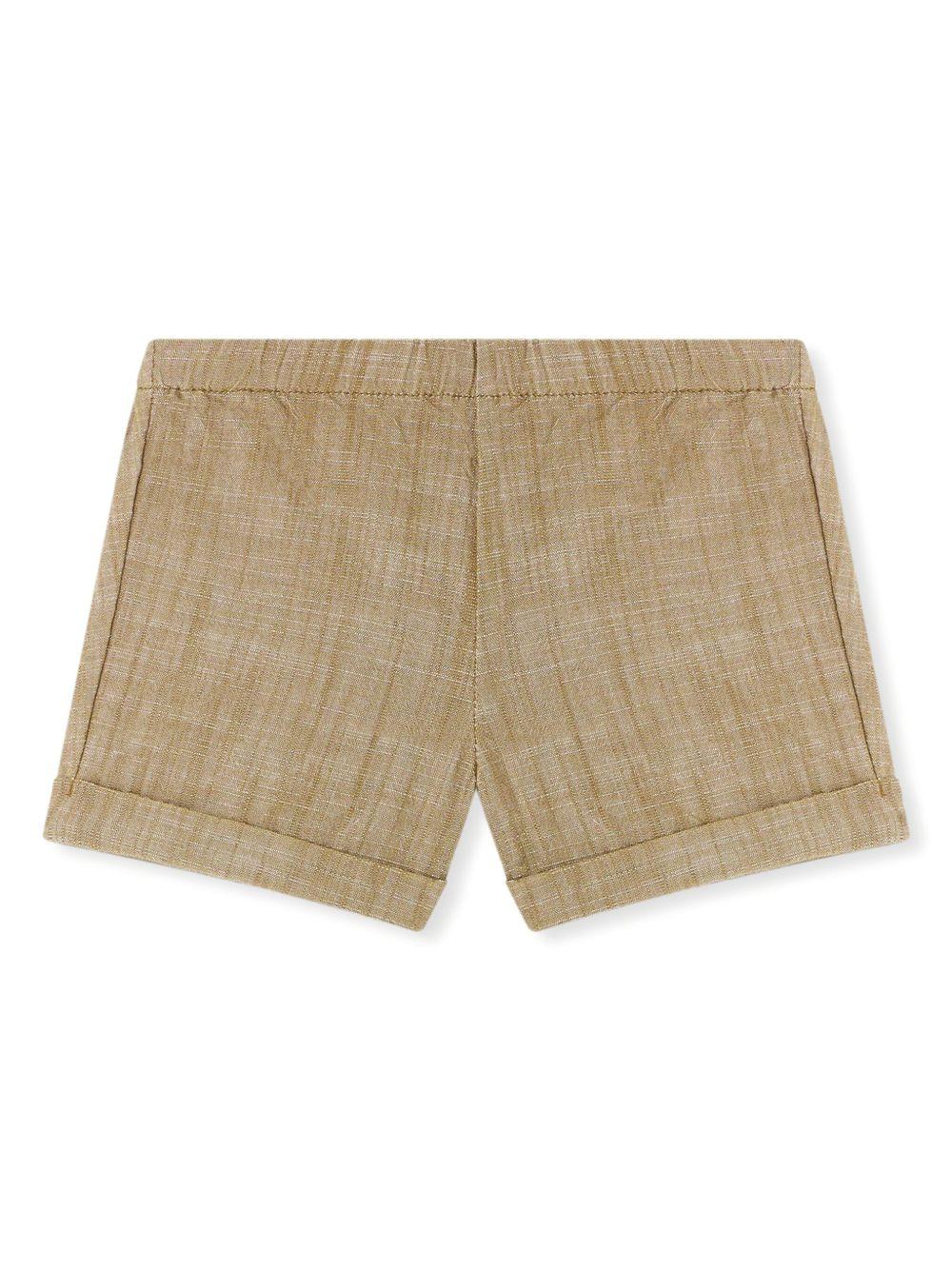 Shorts Ecady per neonata Bonpoint beige con tasca posteriore S05YBEW00004 066 BONPOINT