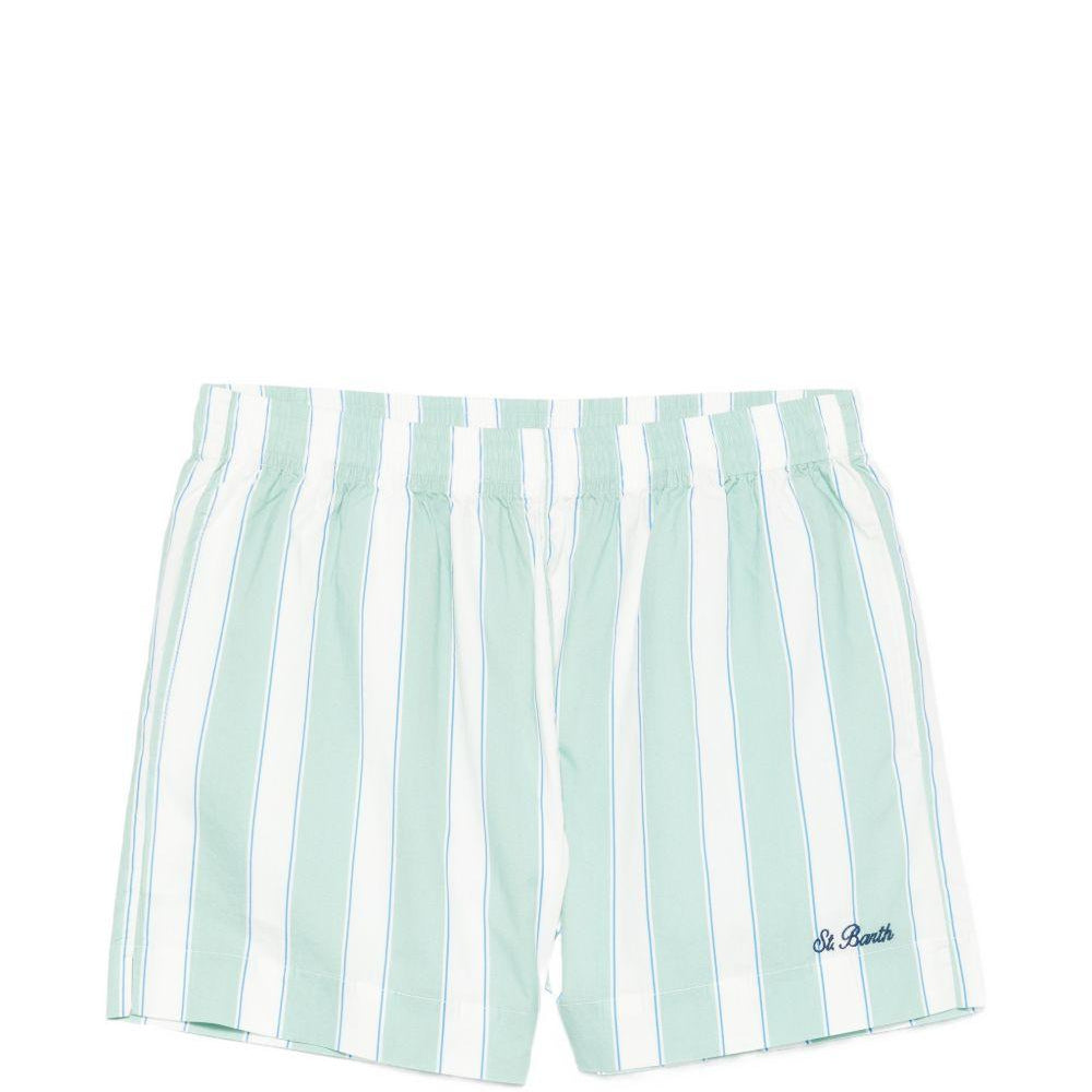 Shorts per donna MC2 Saint Barth multicolore con design a righe MEA002 00521L MC2 ST. BARTH
