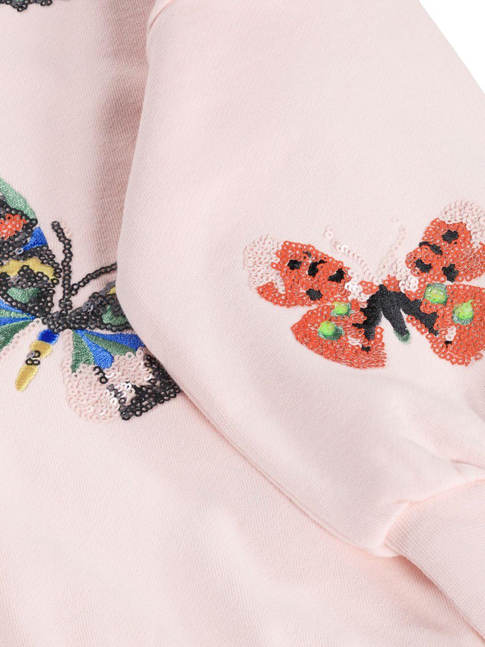 Felpa Marika per bambina Molo rosa con decorazione farfalle 2S26J207 5647 MOLO