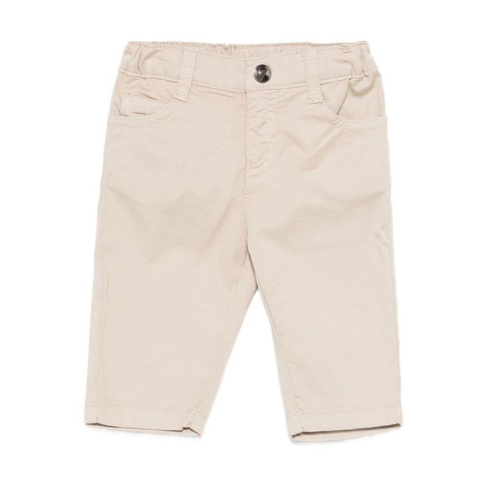 Pantaloni per neonato Emporio Armani Kids beige con elastico in vita 8NHJ02 4N7LZ 01M5 EMPORIO ARMANI KIDS
