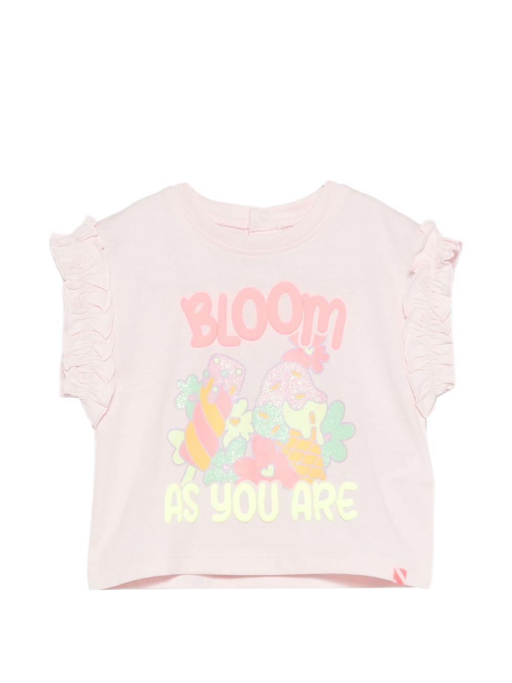 T-shirt per neonata Billieblush rosa con stampa grafica U21776 44L BILLIEBLUSH KIDS