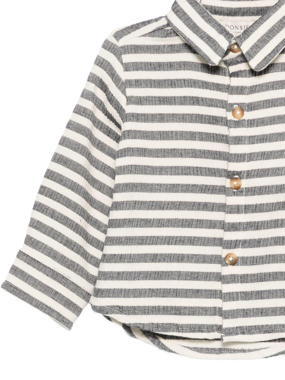 Camicia Leom per neonato Donsje multicolore con motivo a righe 4116500 S0003 DONSJE KIDS