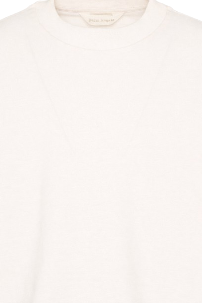 T-shirt per bambina Palm Angels Kids bianca con logo sul retro PGAA001S26JER001 002 PALM ANGELS KIDS