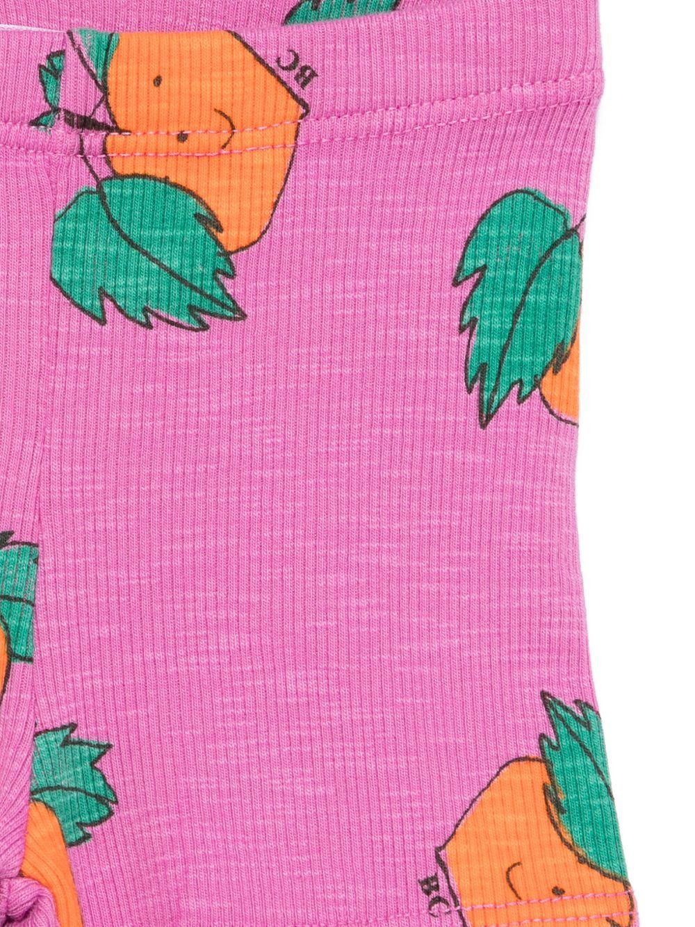 Pantaloni per neonata Bobo Choses fucsia con stampa grafica B126AB055 561 BOBO CHOSES KIDS
