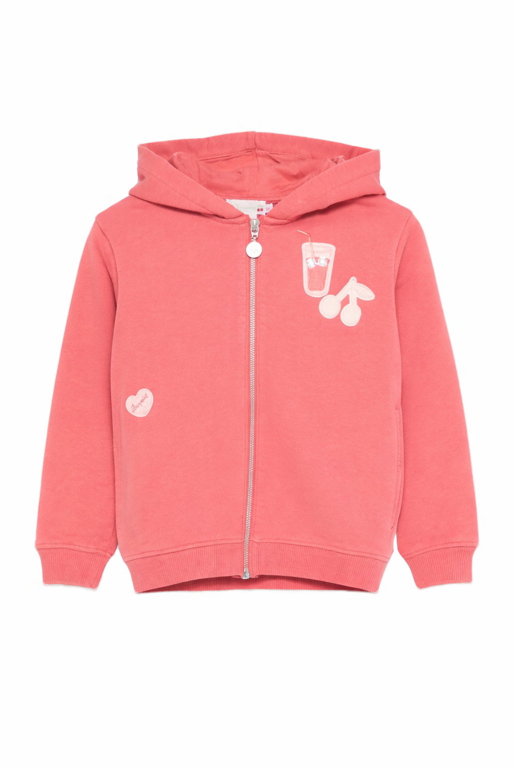 Felpa per bambina Bonpoint rosa con dettagli ricamati S06GSWK00005 128 BONPOINT