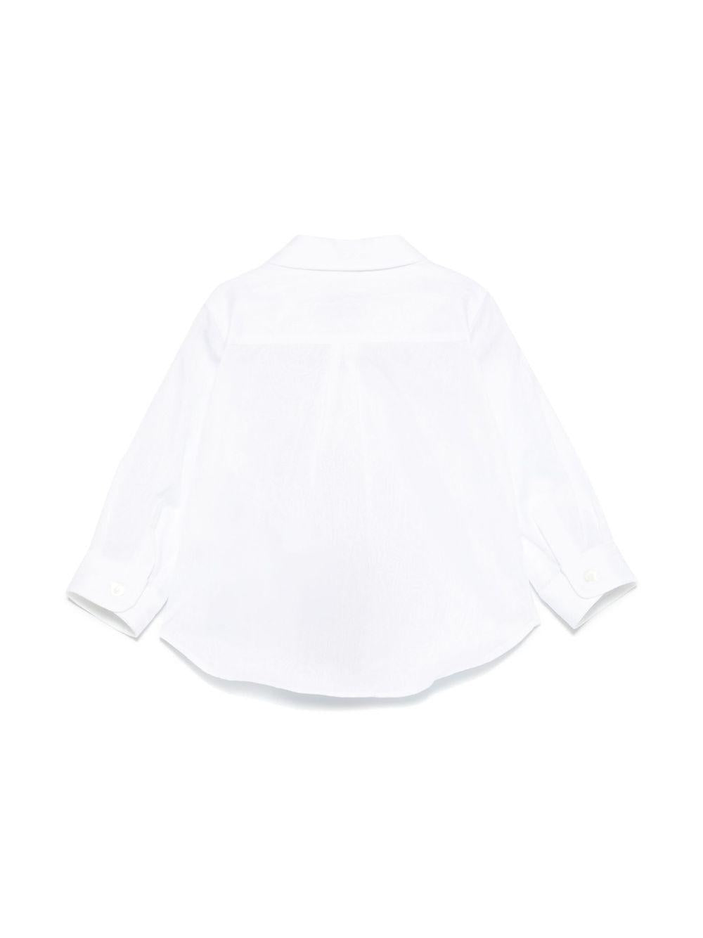 Camicia per neonato Etro Kids bianca con stampa paisley GW5500 P0472 100 ETRO KIDS