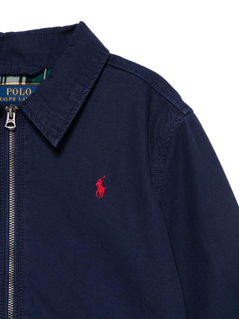 Giubbino Bayport per bambino Polo Ralph Lauren Kids blu con colletto classico 322934661 002 Ralph Lauren kids