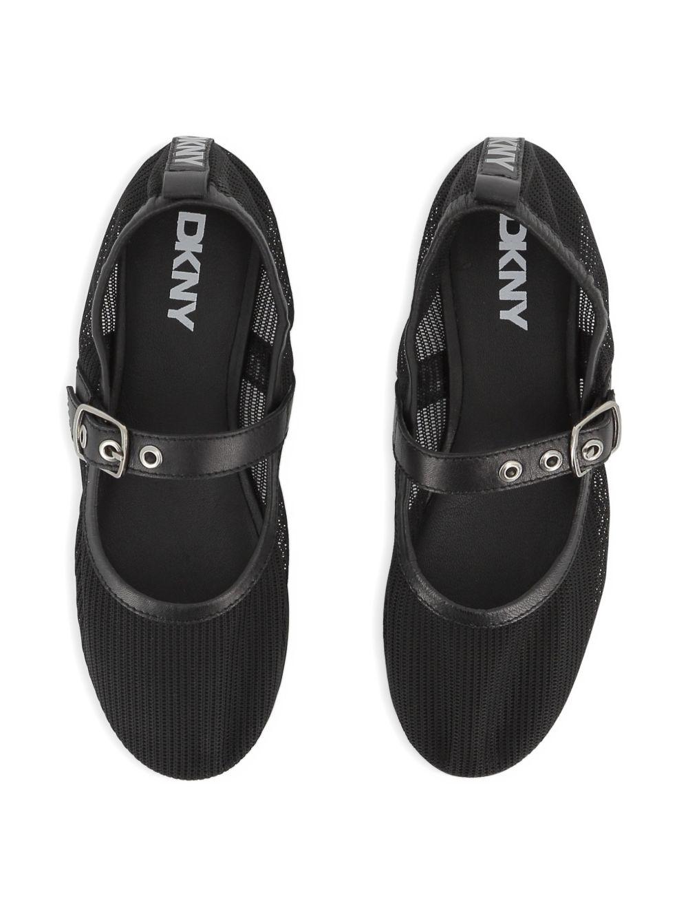 Ballerine per bambina Dkny Kids nere con chiusura con fibbia D62636 09B DKNY KIDS