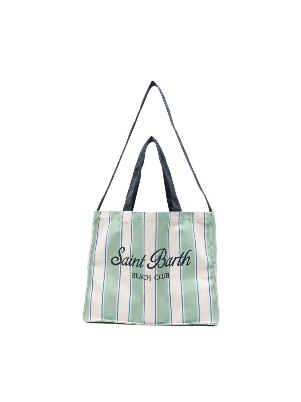 Borsa tote Essential Bag N MC2 Saint Barth multicolore con design a righe EBAGN007 09420L MC2 ST. BARTH KIDS