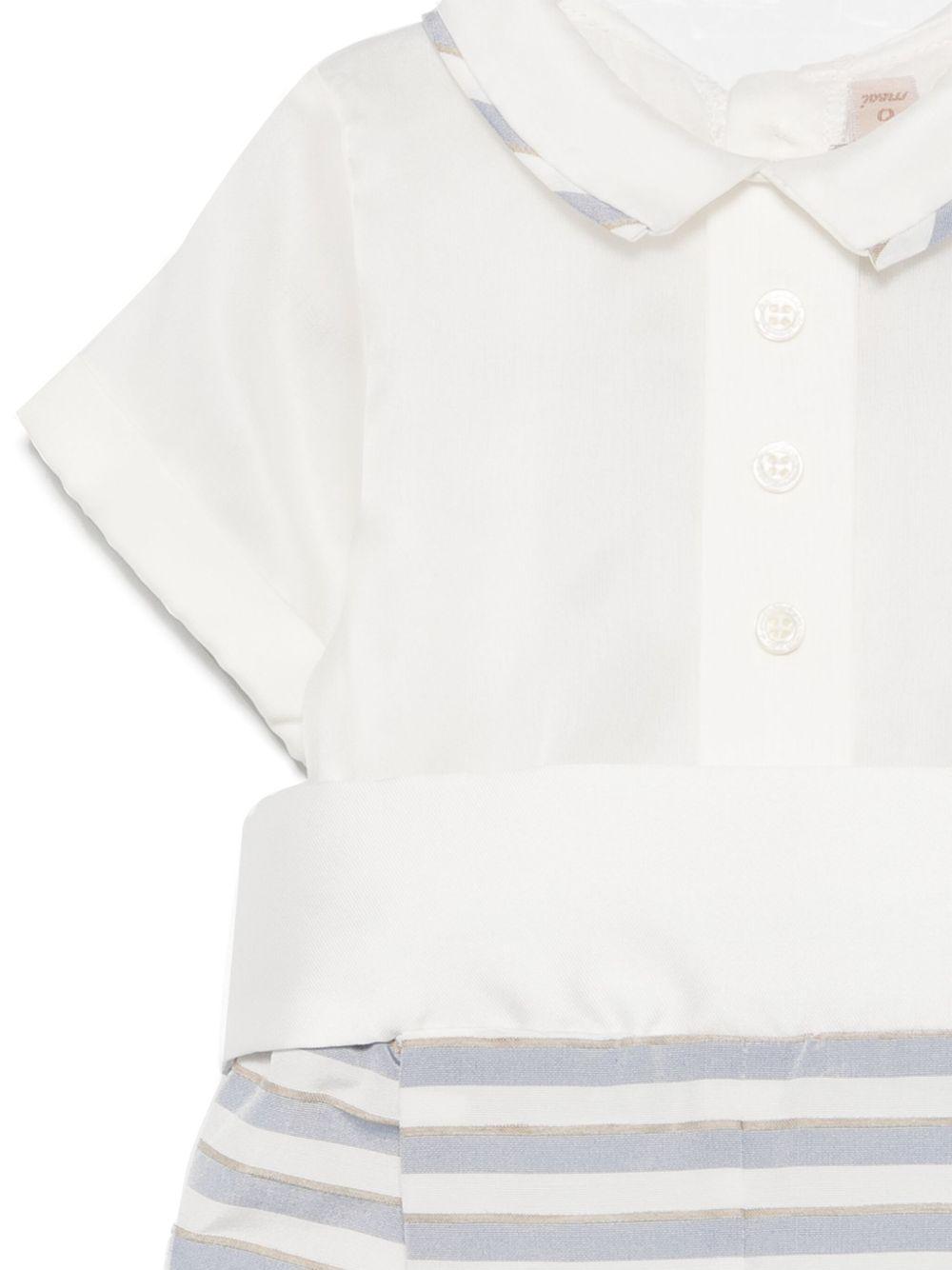 Tutina per neonato La Stupenderia bianco con inserti CBPG51 S11 LA STUPENDERIA KIDS