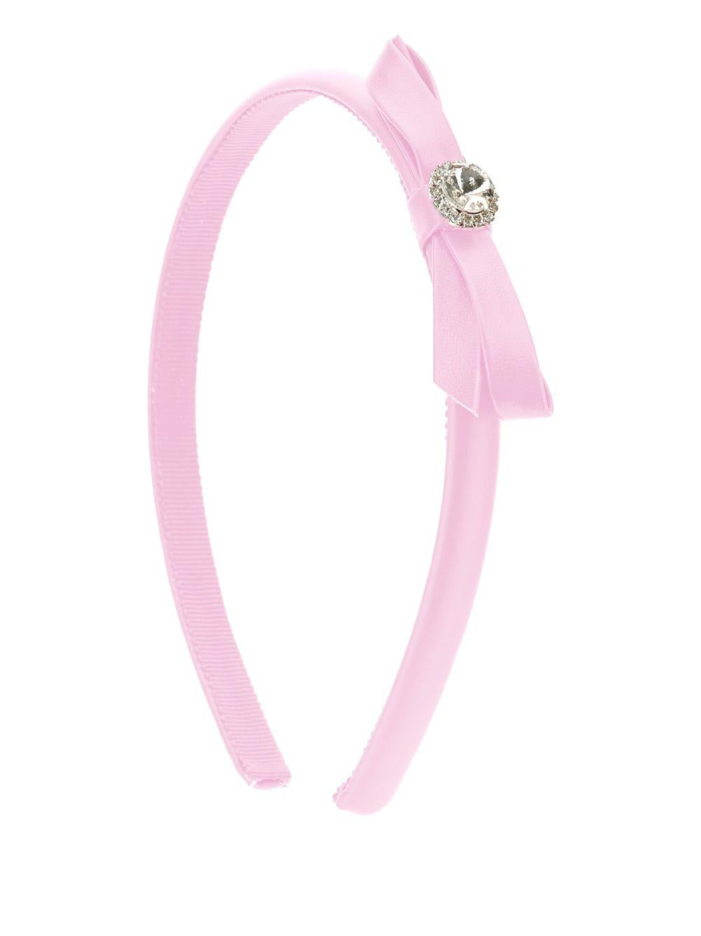 Cerchietto per bambina Monnalisa rosa con fiocco 17G005 7067 0090 MONNALISA KIDS