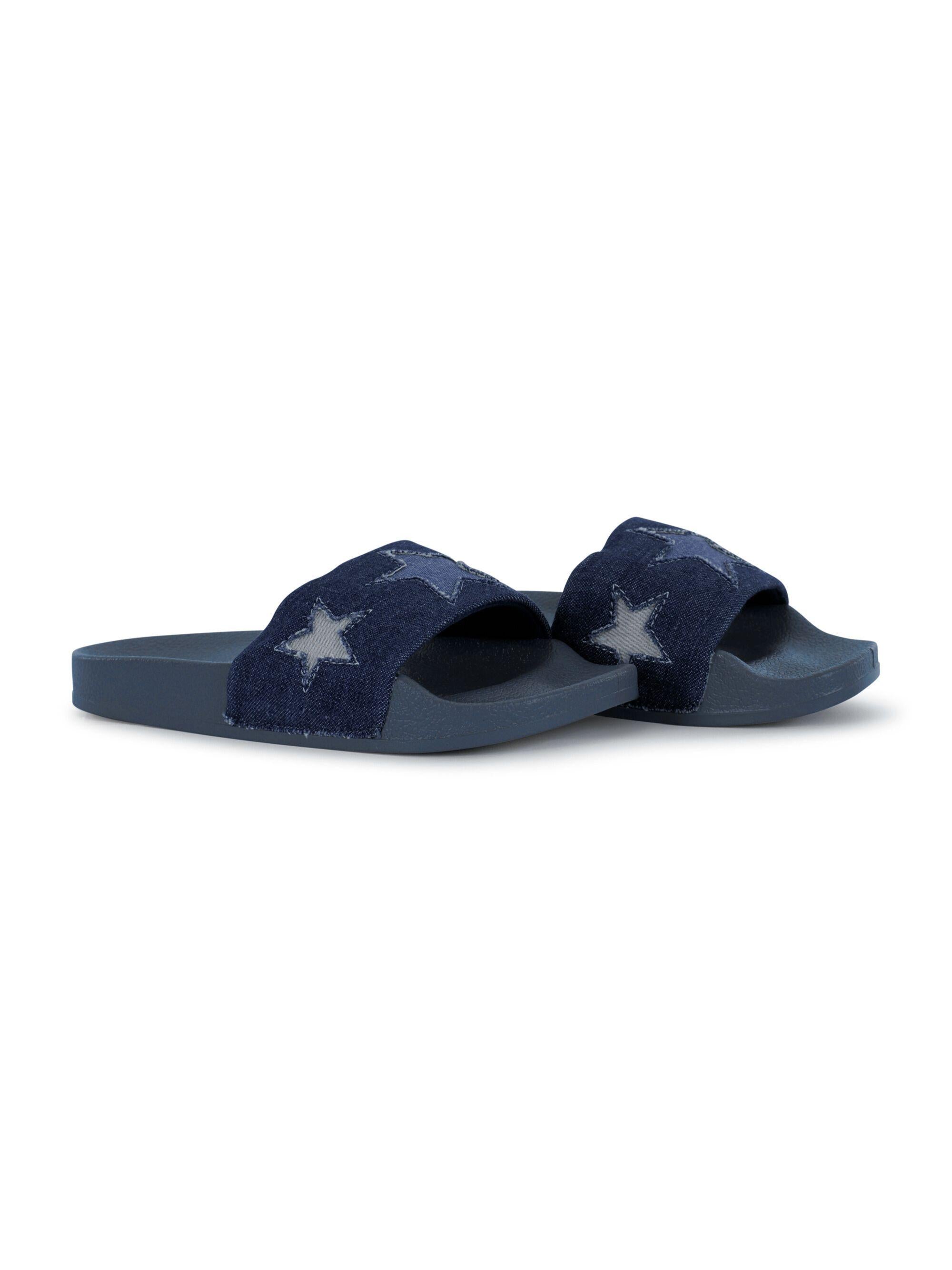 Ciabatte per bambina Stella McCartney blu con motivo a stelle TY0C06 Z3624 999 STELLA McCARTNEY KIDS