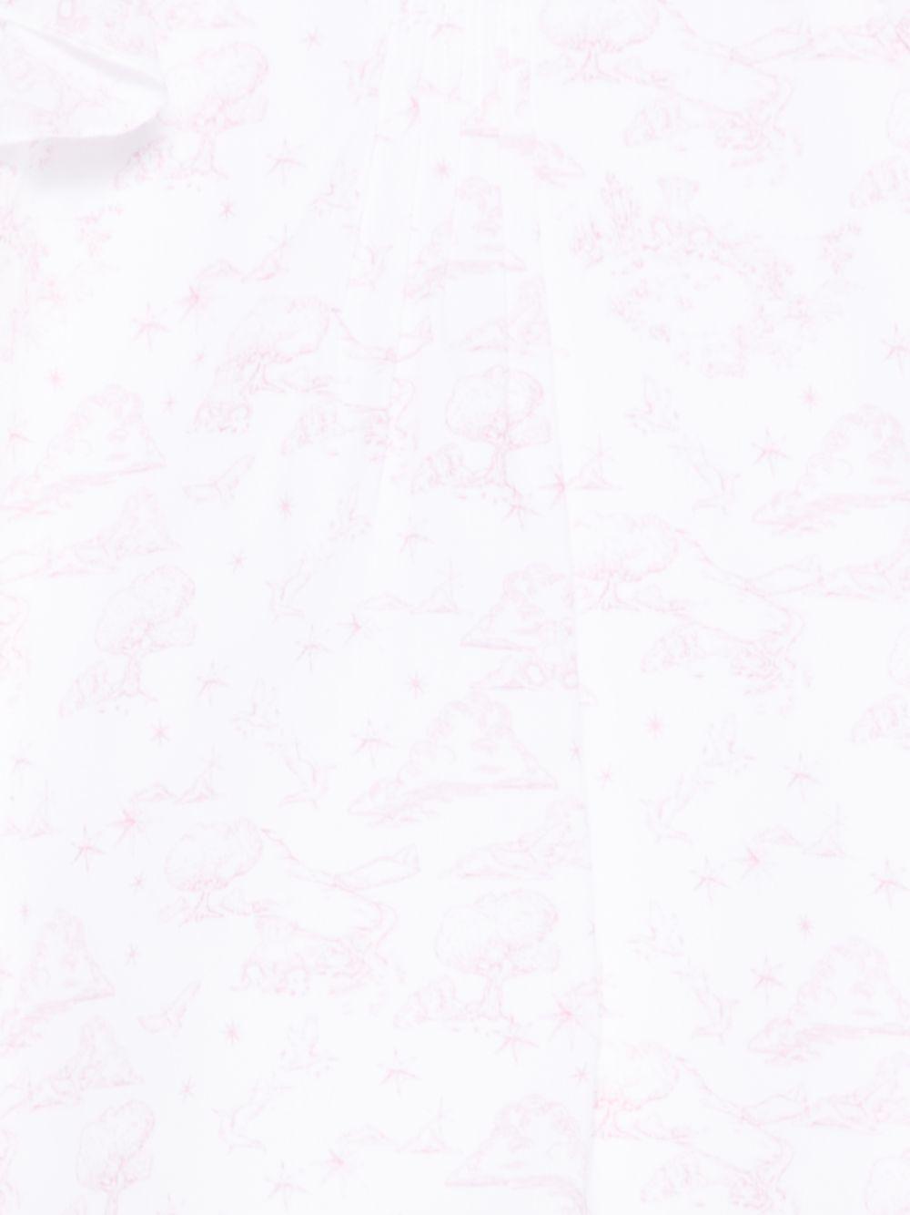 Abito per neonata Givenchy Kids bianco con stampa grafica all-over H31271 N54 GIVENCHY KIDS