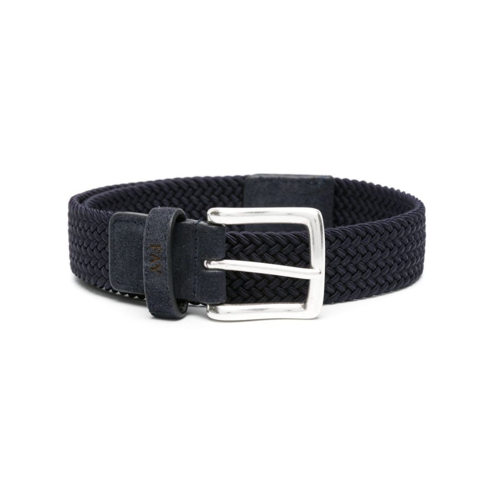 Cintura per bambino Fay Kids blu notte design intrecciato FU0P51 Z2207 620 FAY KIDS