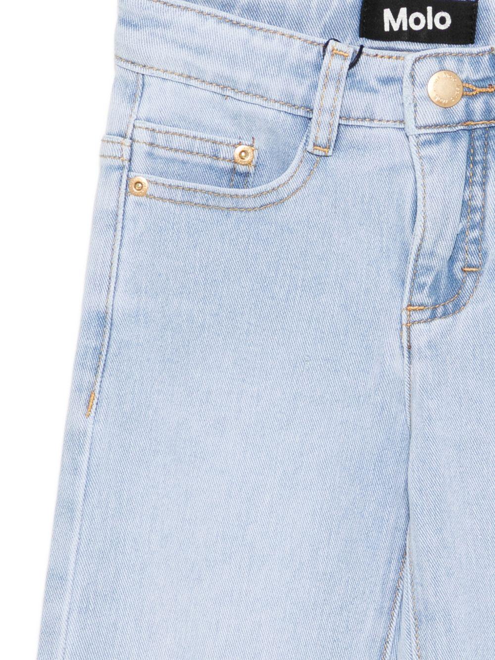 Jeans Asta per bambina Molo denim con design a cinque tasche - Rubino Kids