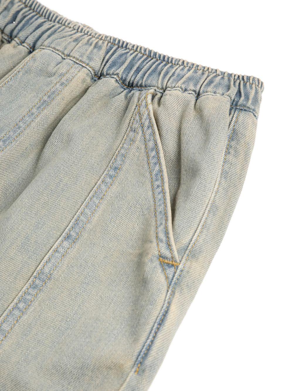 Jeans per bambino Bobo Choses denim con stampa logo - Rubino Kids