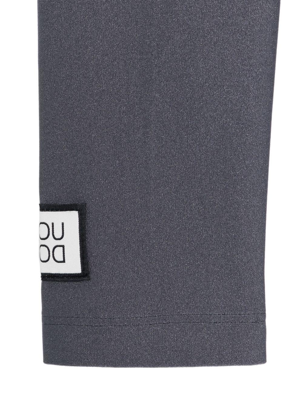 Leggins per bambina Douuod Kids grigio con vita elasticizzata - Rubino Kids