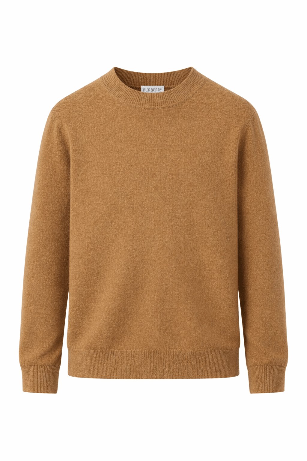 Maglione per bambino Burberry Kids marrone con applicazioni sui gomiti a quadri - Rubino Kids