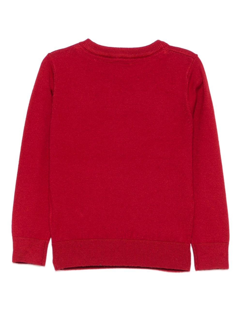 Maglione per neonato TRUSSARDI JUNIOR beige con intarsio - Rubino Kids