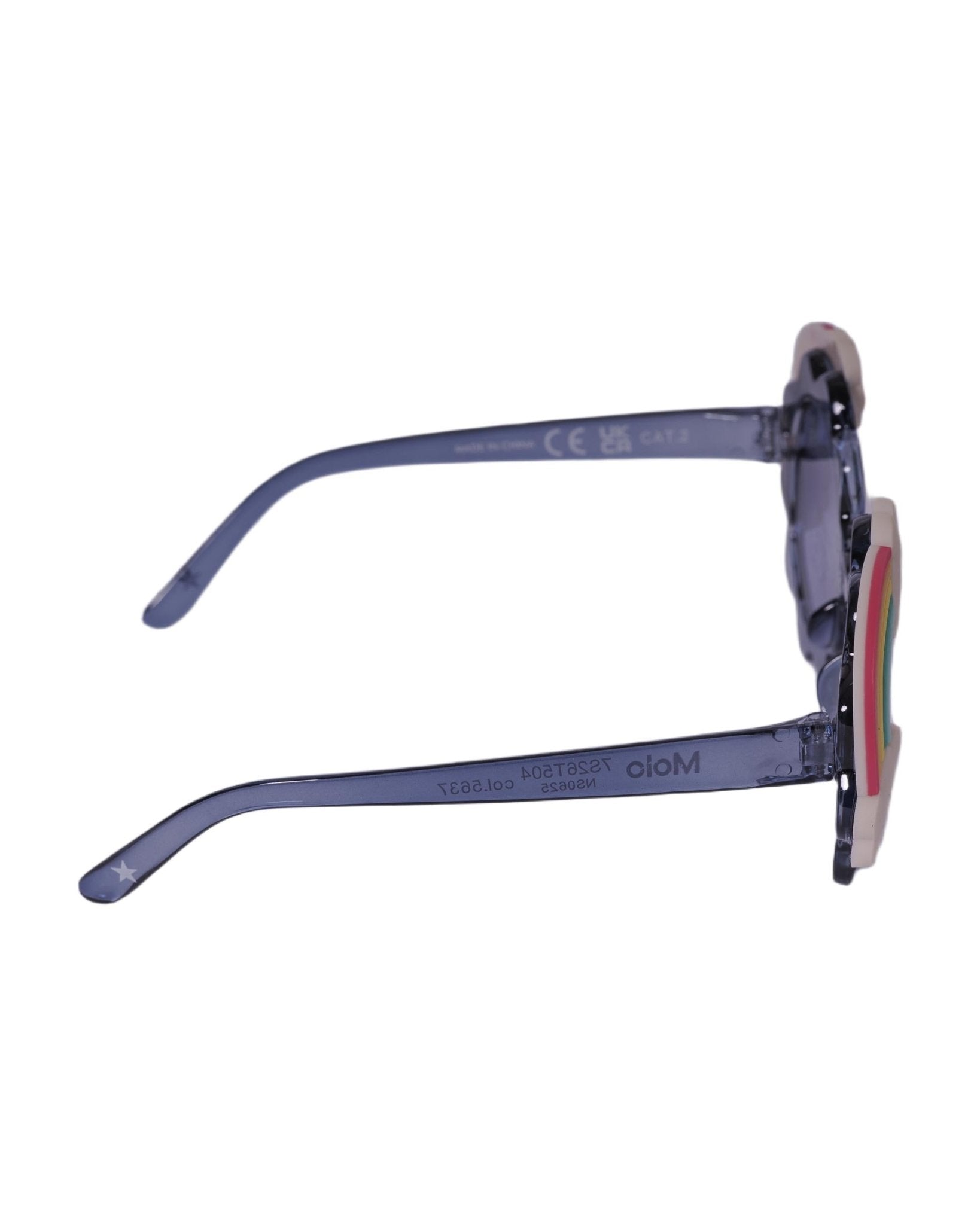 Occhiali da sole per bambina Molo Sky Rainbow blu - Rubino Kids