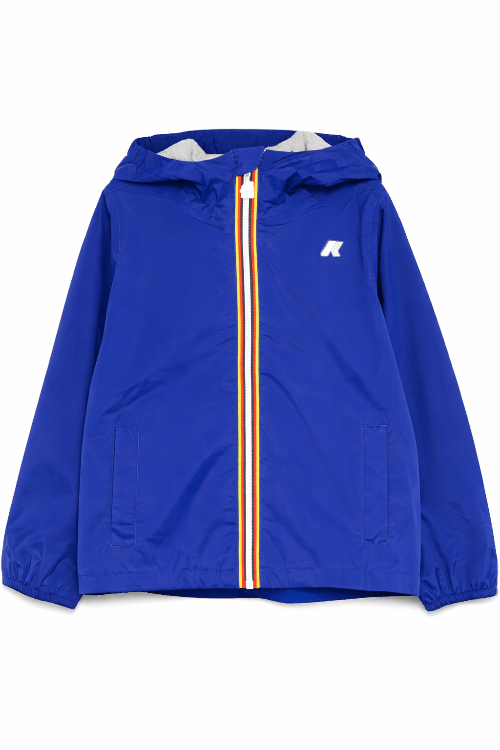 P. Jack Stretch per bambino K - WAY Kids blu con logo applicato - Rubino Kids