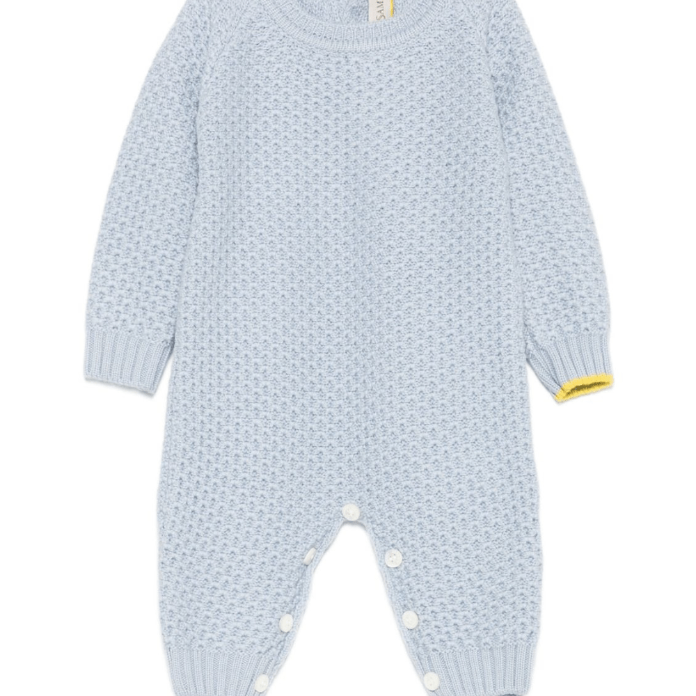 Pagliaccetto per neonato Gensami Kids azzurro di lana - Rubino Kids