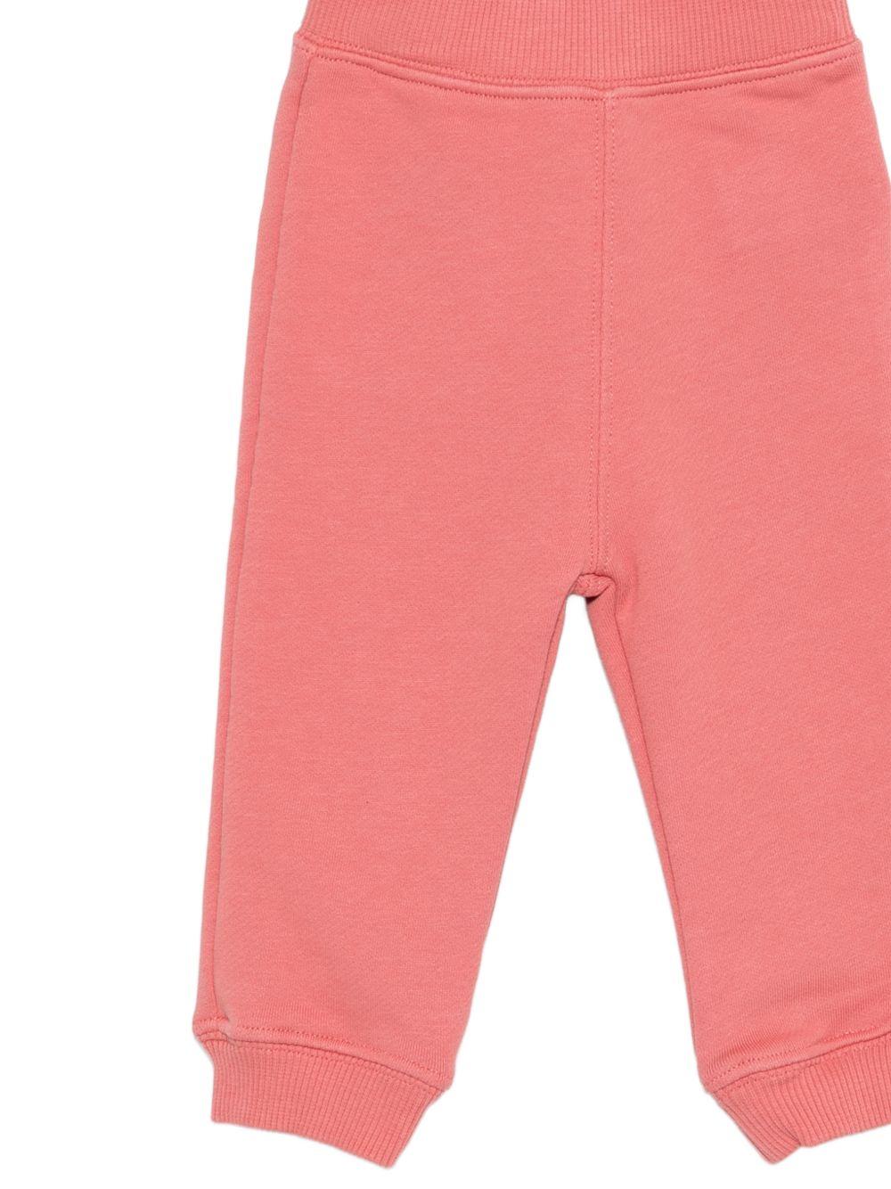 Pantaloni Bram sportivi per neonata Bonpoint rosa con ricamo logo - Rubino Kids