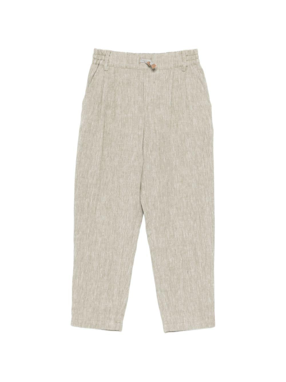 Pantaloni per bambino Eleventy Kids grigio con vita elasticizzata - Rubino Kids